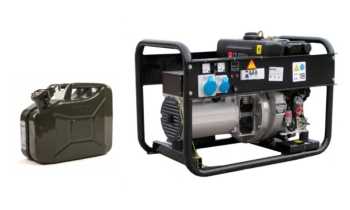 Jaká je spotřeba paliva generátoru o výkonu 5 kW?